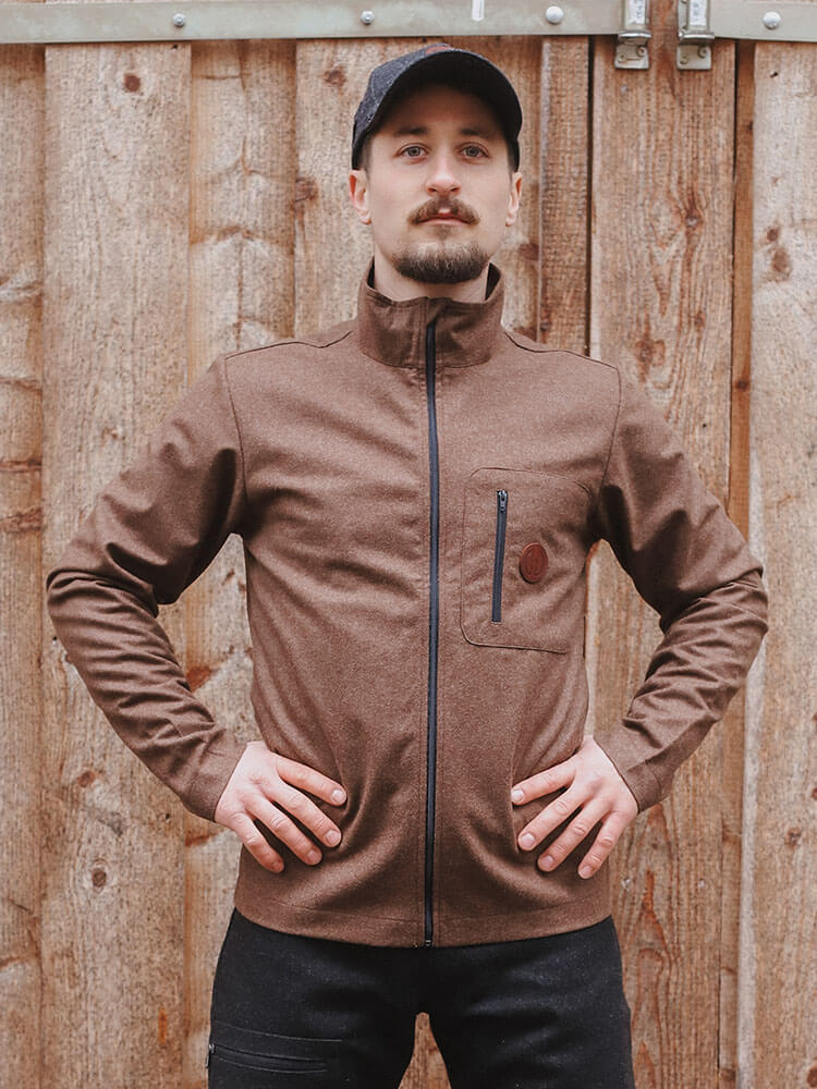 Hedlund Larvik Forest - Herren Lodenjacke an Model