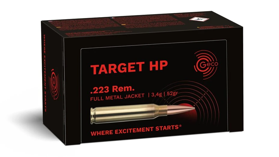 Geco .223 Rem. Target HP 3,4g/52grs. - 50 Stk.