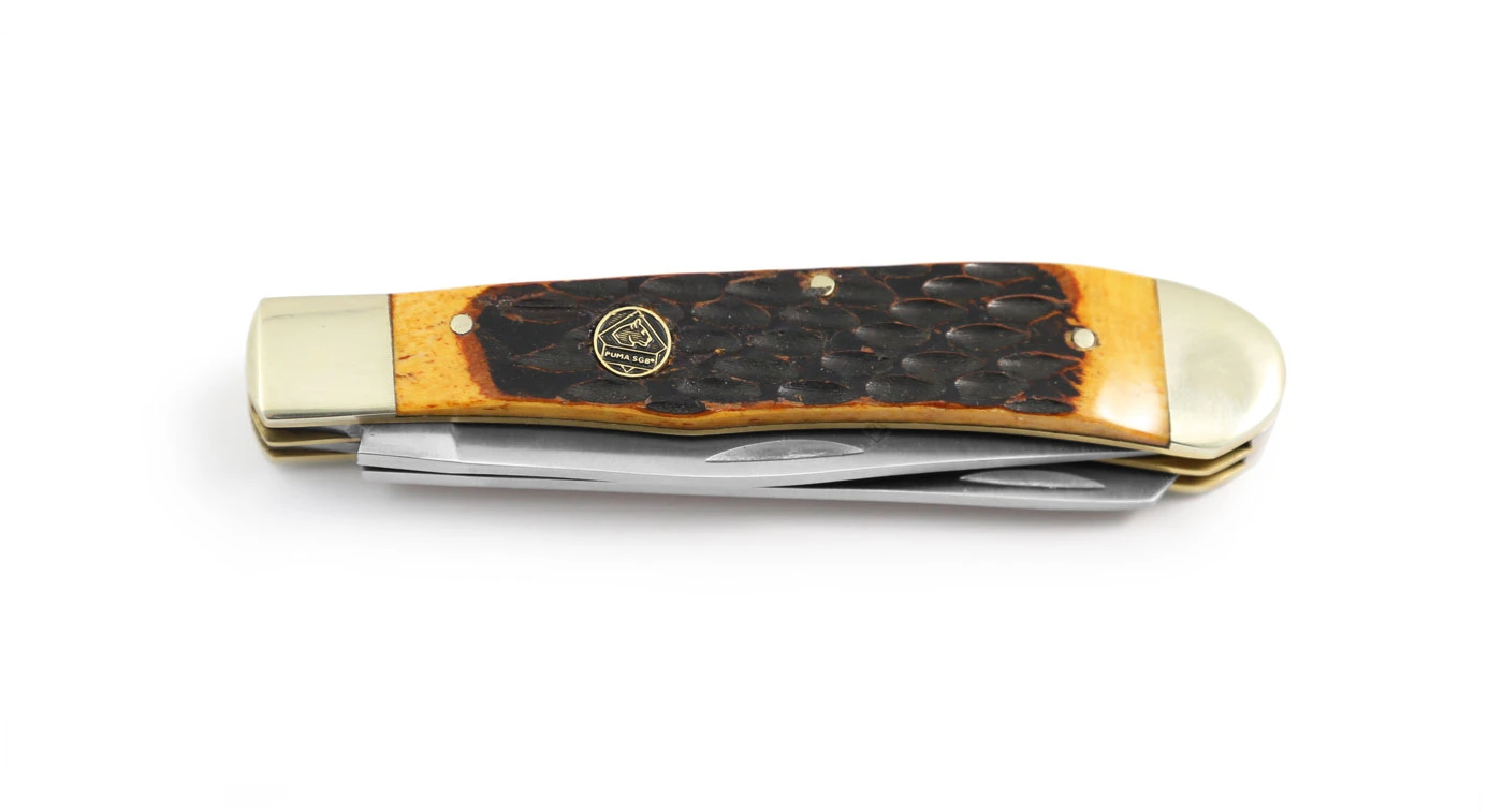 Puma SGB Grand Trapper, Brauner Knochen zusammengeklappt