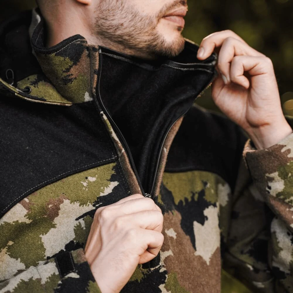 Hedlund Gotland Pro Silent Forest Lodenanorak Details