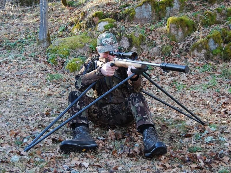 Viper-Flex Zielstock STYX Pro Carbon + sitzend