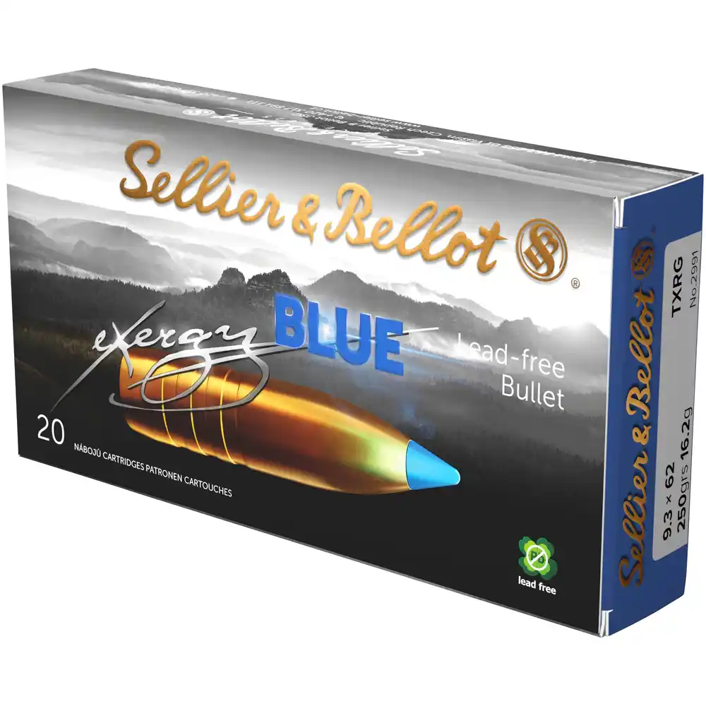 Sellier & Bellot 9,3x62 TRXG blue 16,2g/250grs. - 20 Stk.