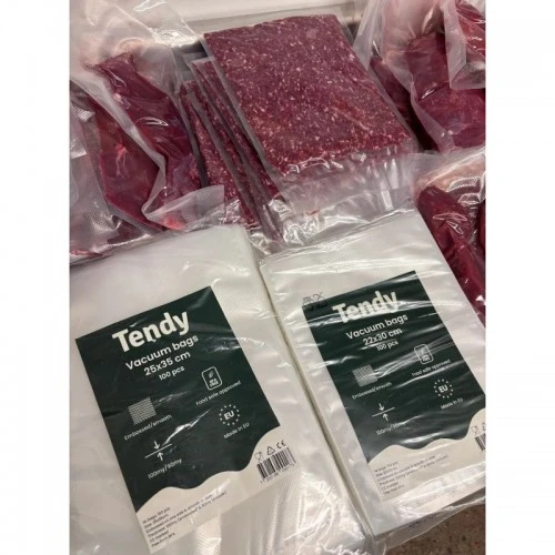 Tendy Vakuumbeutel Transparent im Einsatz