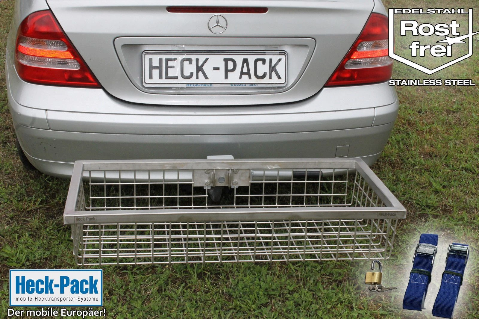 Heckpack Deluxe Hecktransporter im Gebrauch