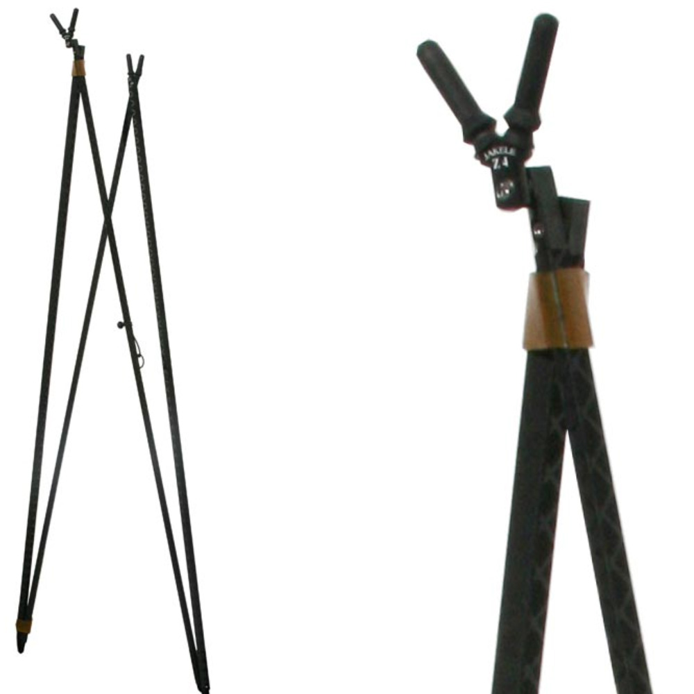 Myłkus Jagd Zielstock 4-beinig - Stable Shooting Pro, 110-180cm, 14cm Basis, Grün
